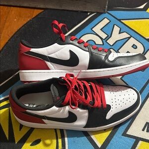 Jordan 1 Retro Low OG 'Black Toe'